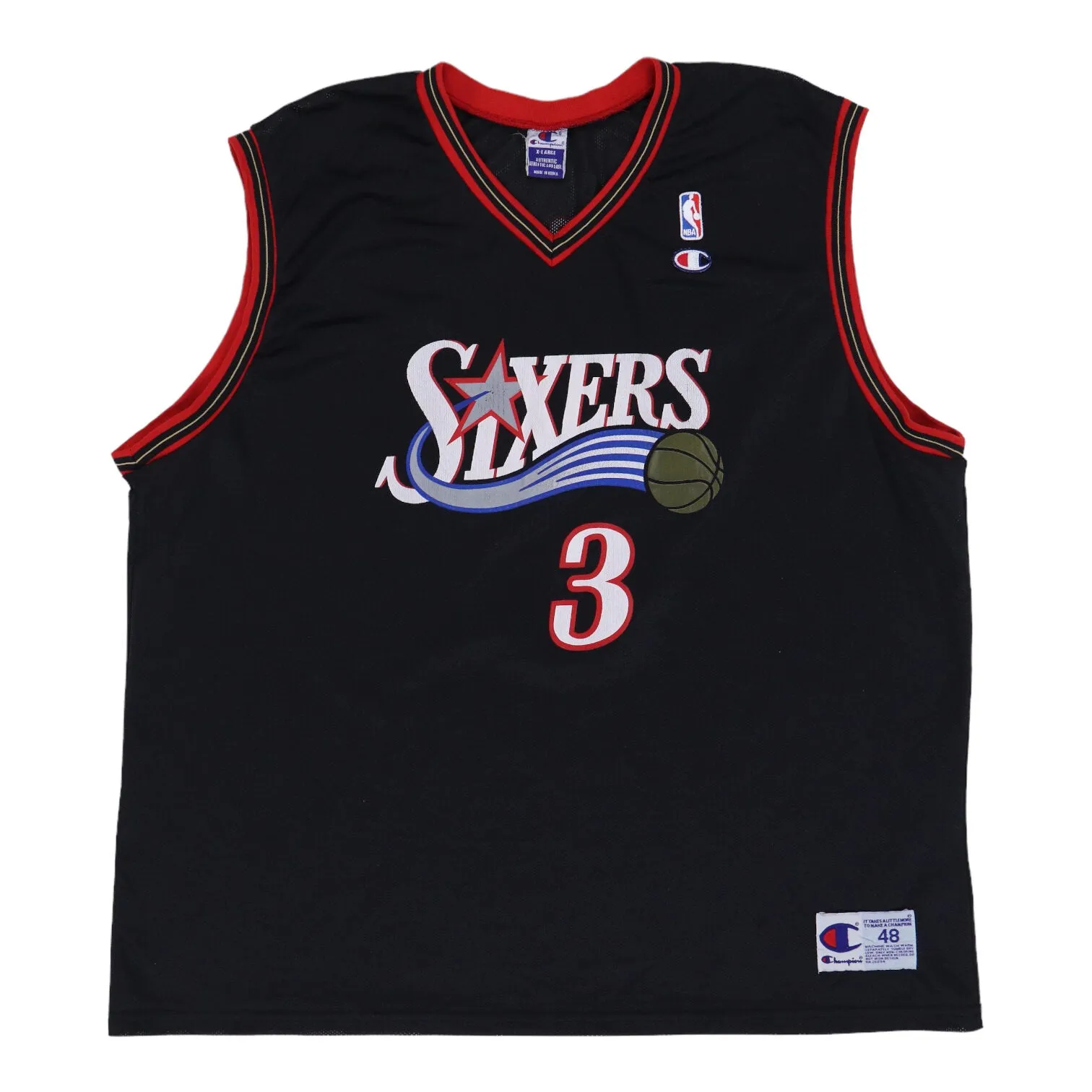 1990s Allen Iverson Philadelphia 76ers NBA Basketball Jersey