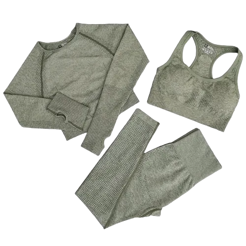 A&A 3 Piece Seamless Workout Set