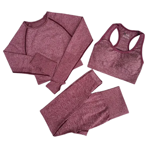 A&A 3 Piece Seamless Workout Set