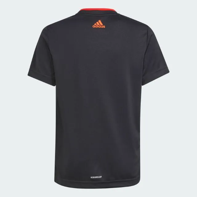 Adidas Aeroready X Kids-Boys Training T-Shirt Black/Red