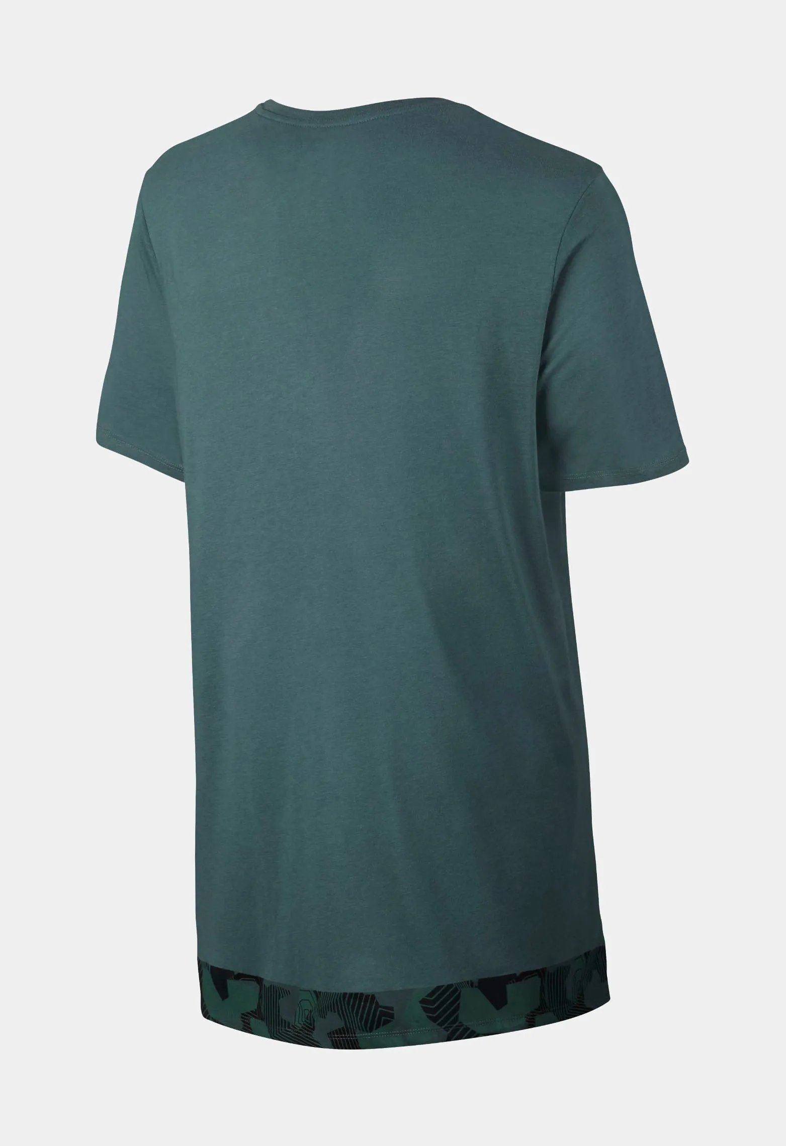 Badlands Pocket Drop Hem Mens T-Shirt (Green)