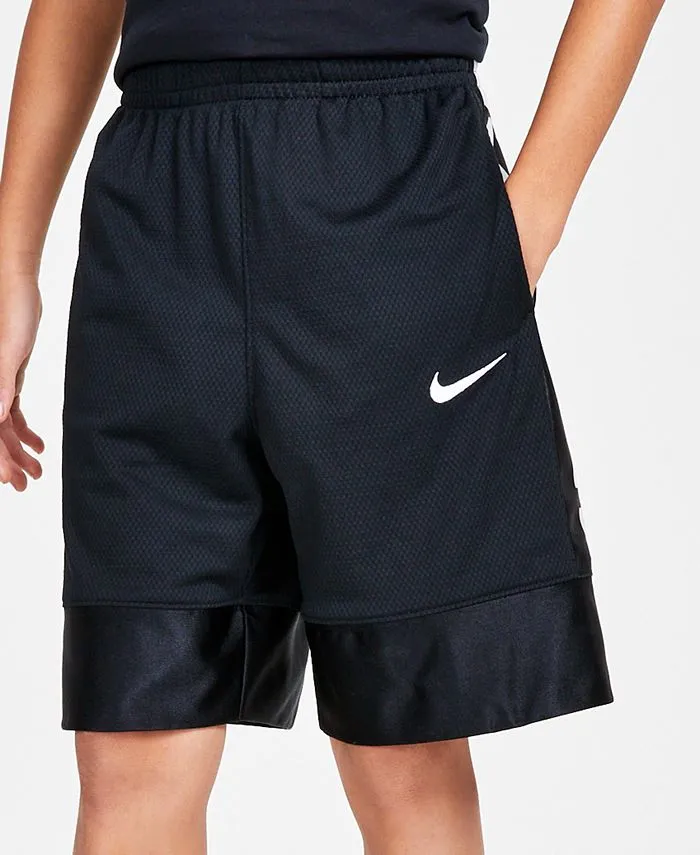 Big Boys Elite Dri-FIT Nike Basketball Shorts, Black