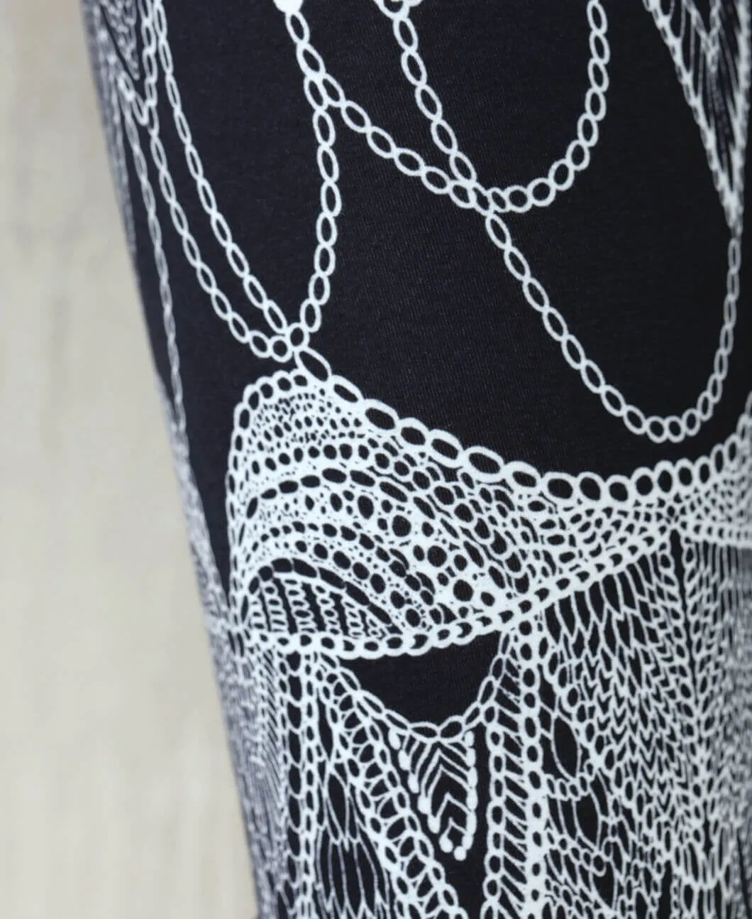 Black Lace Tribal Leggings