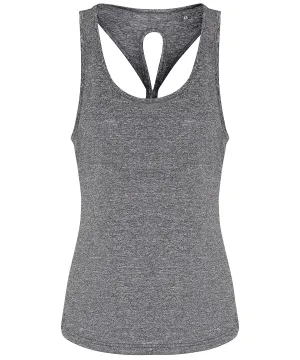 Black Melange - Women's TriDri® yoga knot vest