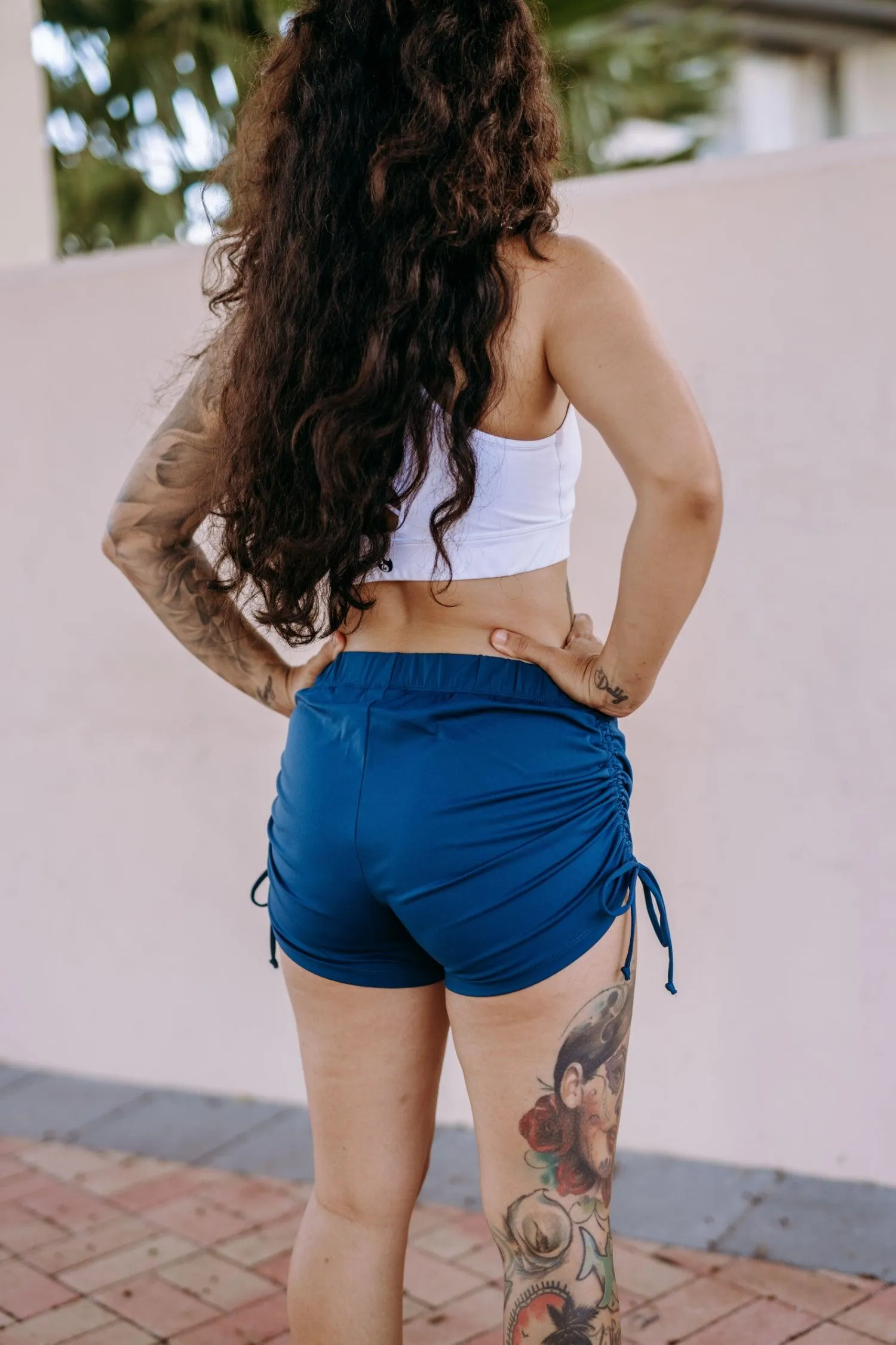 Blue Urban String Shorts