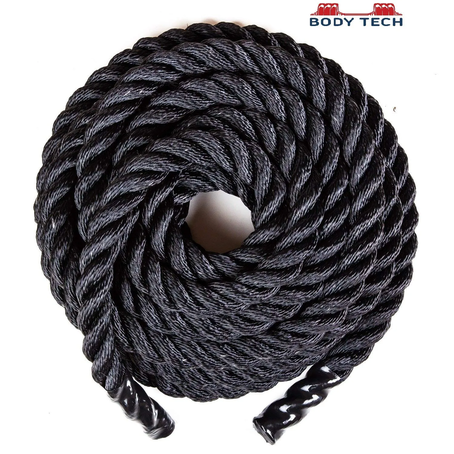 Body Tech Fitness Battle Rope 9 Meters - Polydac Battle Rope Exercise Fitness Training .BATTLEROPE3