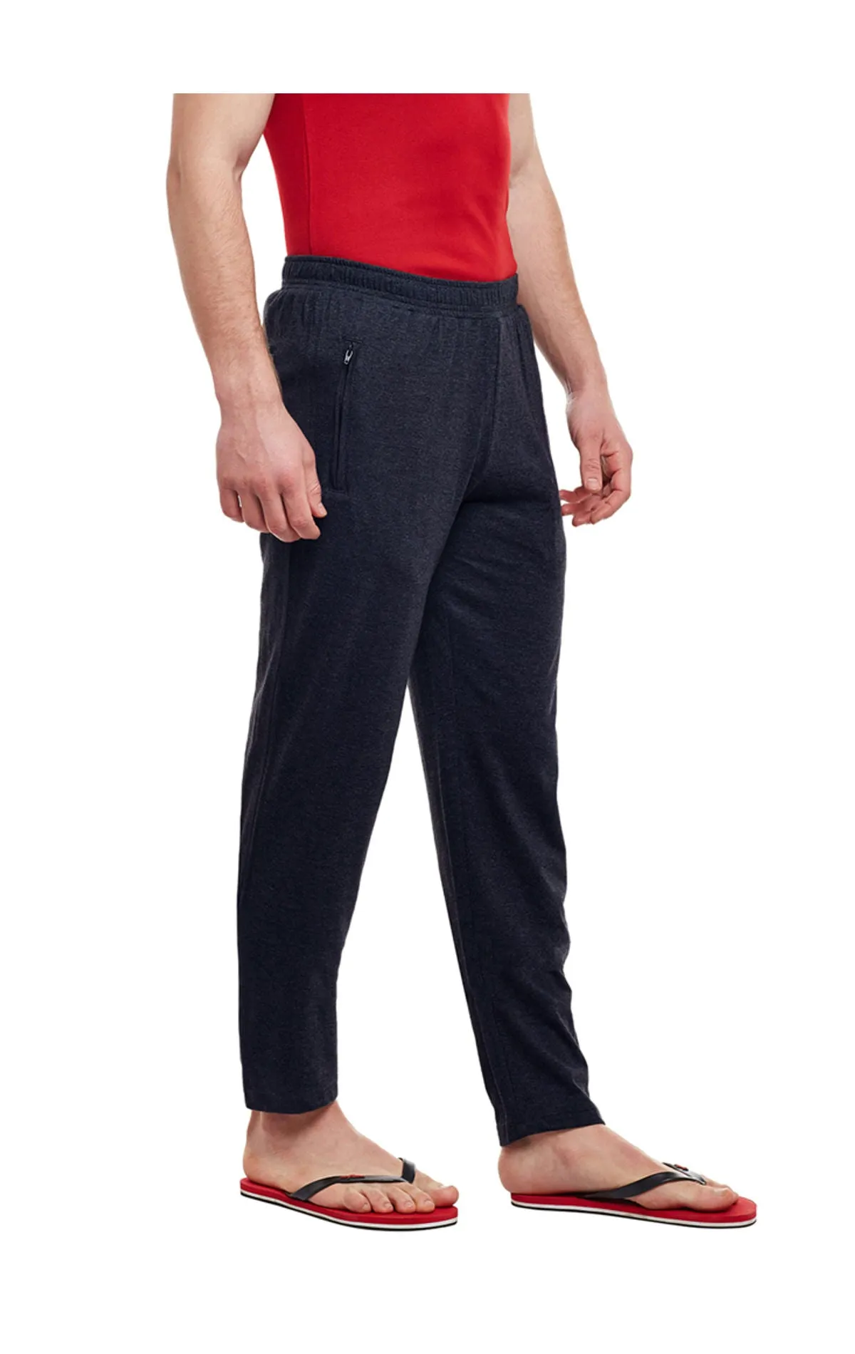 Bodyactive Track Pant with Zipper pocket-L7-NAVY