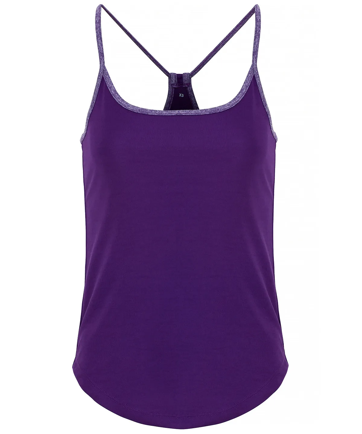 Bright Purple/Purple Melange - Women's TriDri® yoga vest