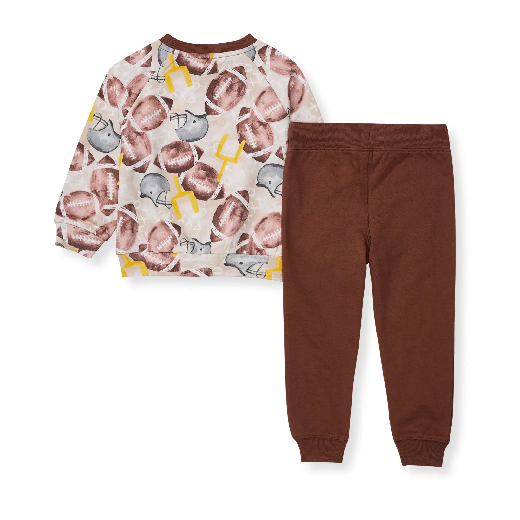 Burt's Bees Organic Baby Football Season Shirt and Pant Set