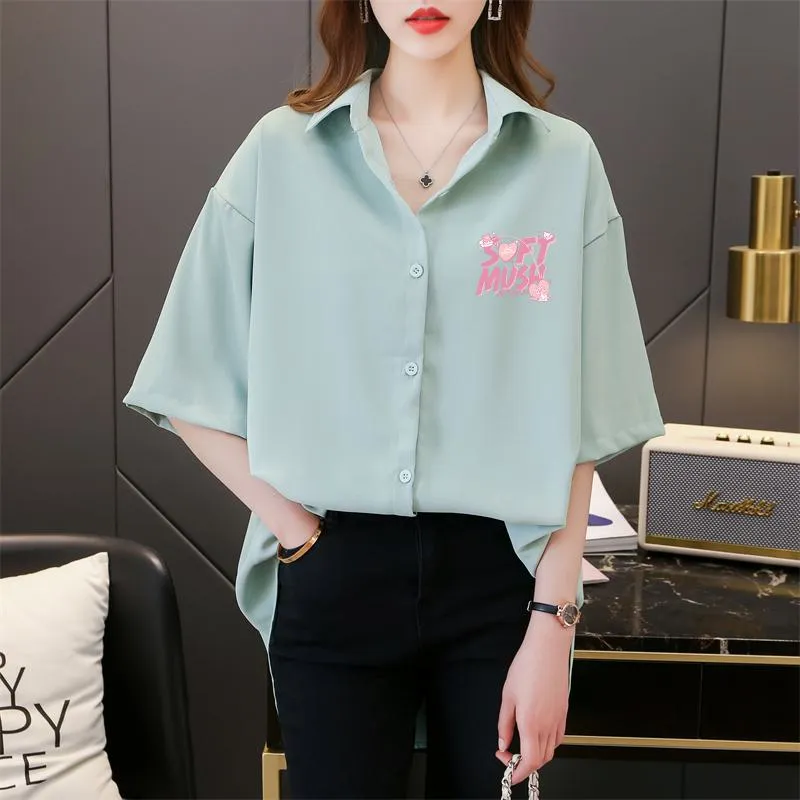 Casual Wear Plus Fiber Loose-Fit Shirt