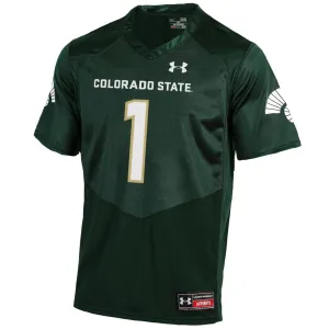 Colorado State Rams Under Armour #1 HeatGear Sideline Replica Football Jersey