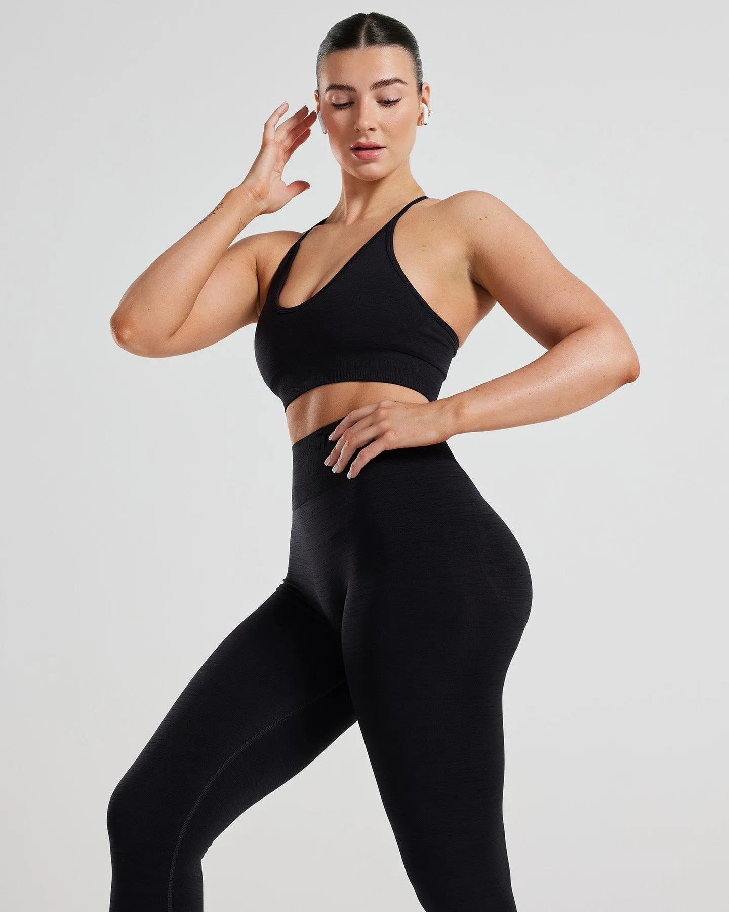 Define Seamless Racer Back Bra | Black