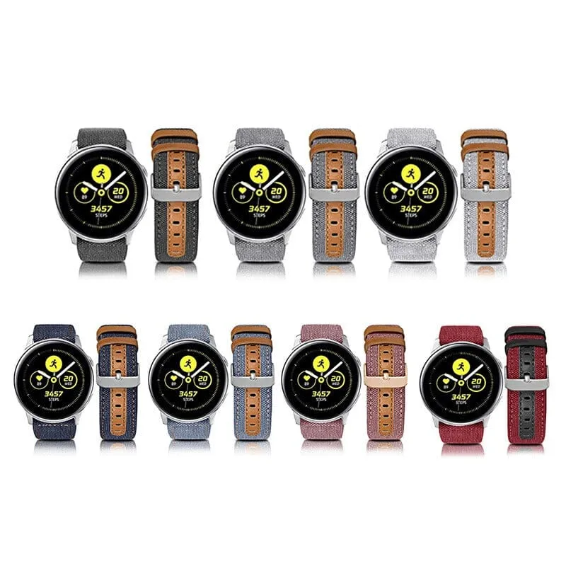 Denim & Leather Watch Straps Compatible with the Suunto 3 & 3 Fitness