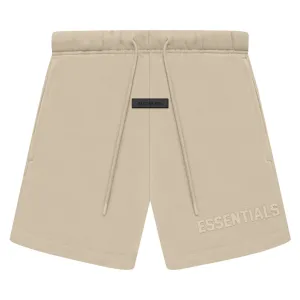 Fear of God Essentials Track Shorts in Dusty Beige