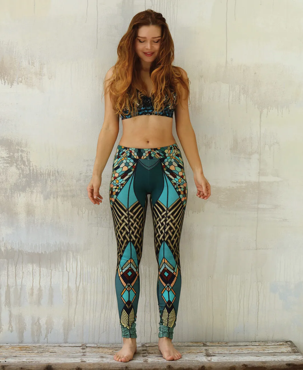 Fractal Color Leggings