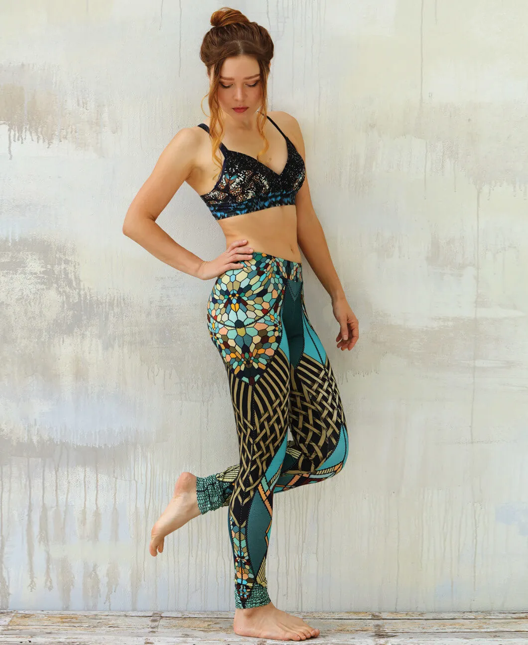 Fractal Color Leggings