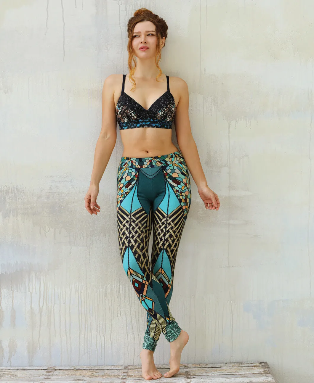 Fractal Color Leggings