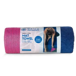 Gaiam Performance Grippy Yoga Mat Towel