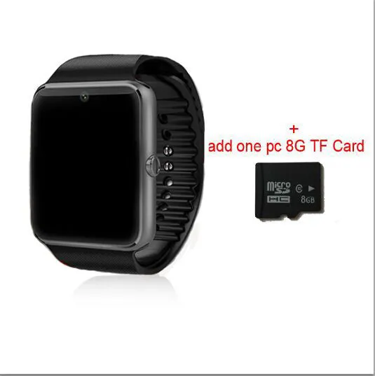 GT08 SmartWatch With Camera Bluetooth Health Fitness Android Wear Waterproof