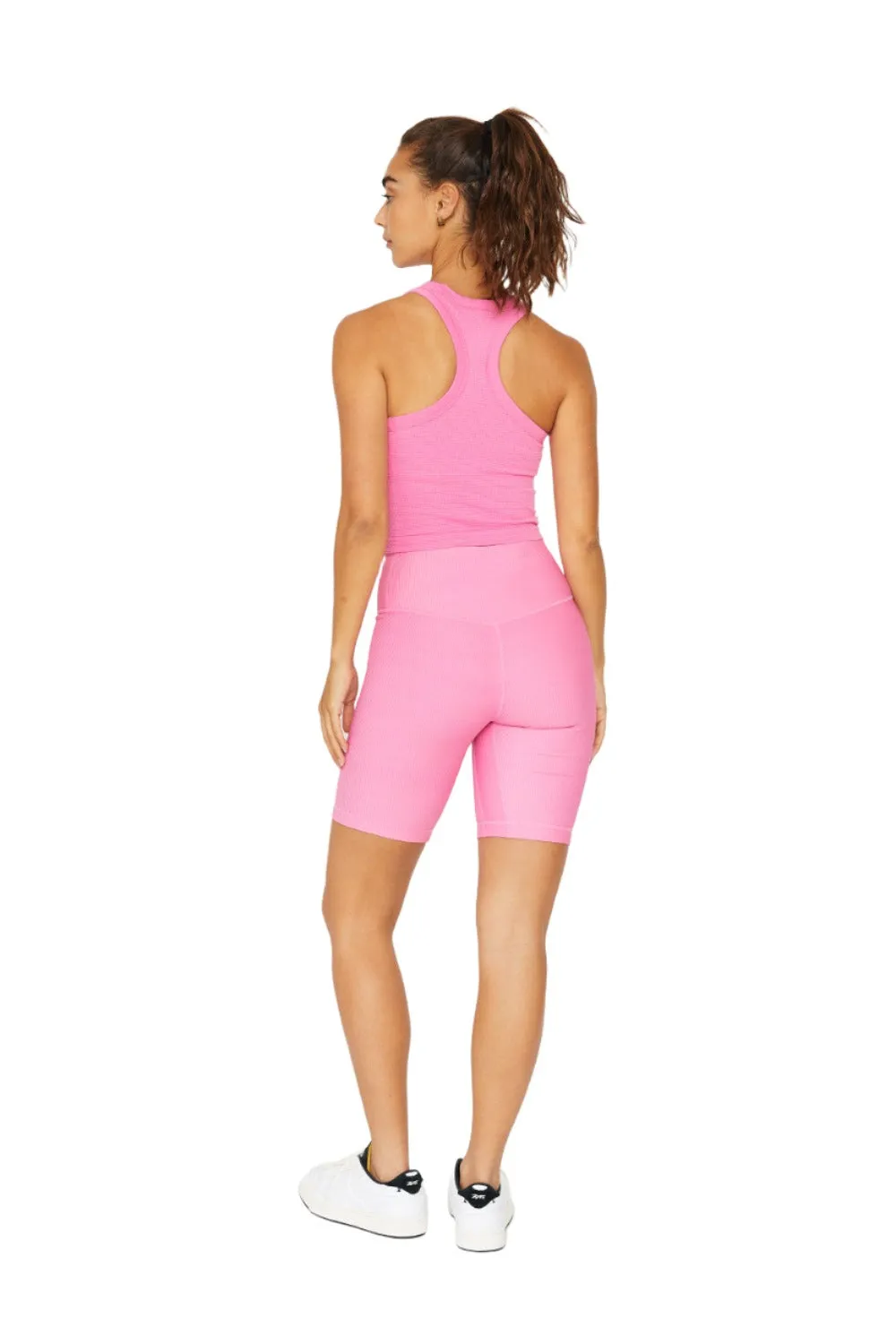 Harper Biker Shorts 8" - Pink