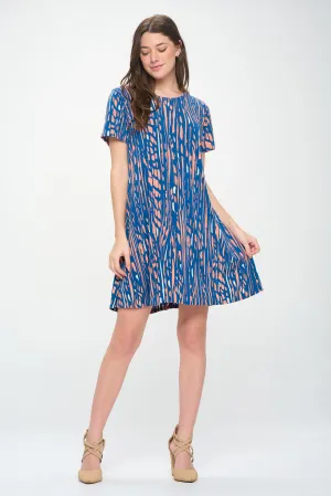 HIT Print Missy Dress-7004HT-SRP1-W348