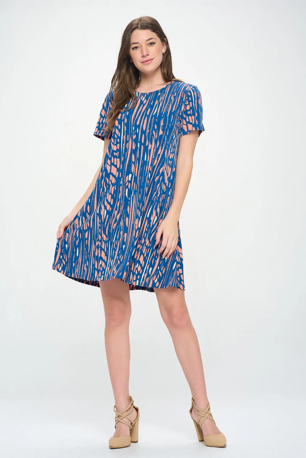 HIT Print Missy Dress-7004HT-SRP1-W348