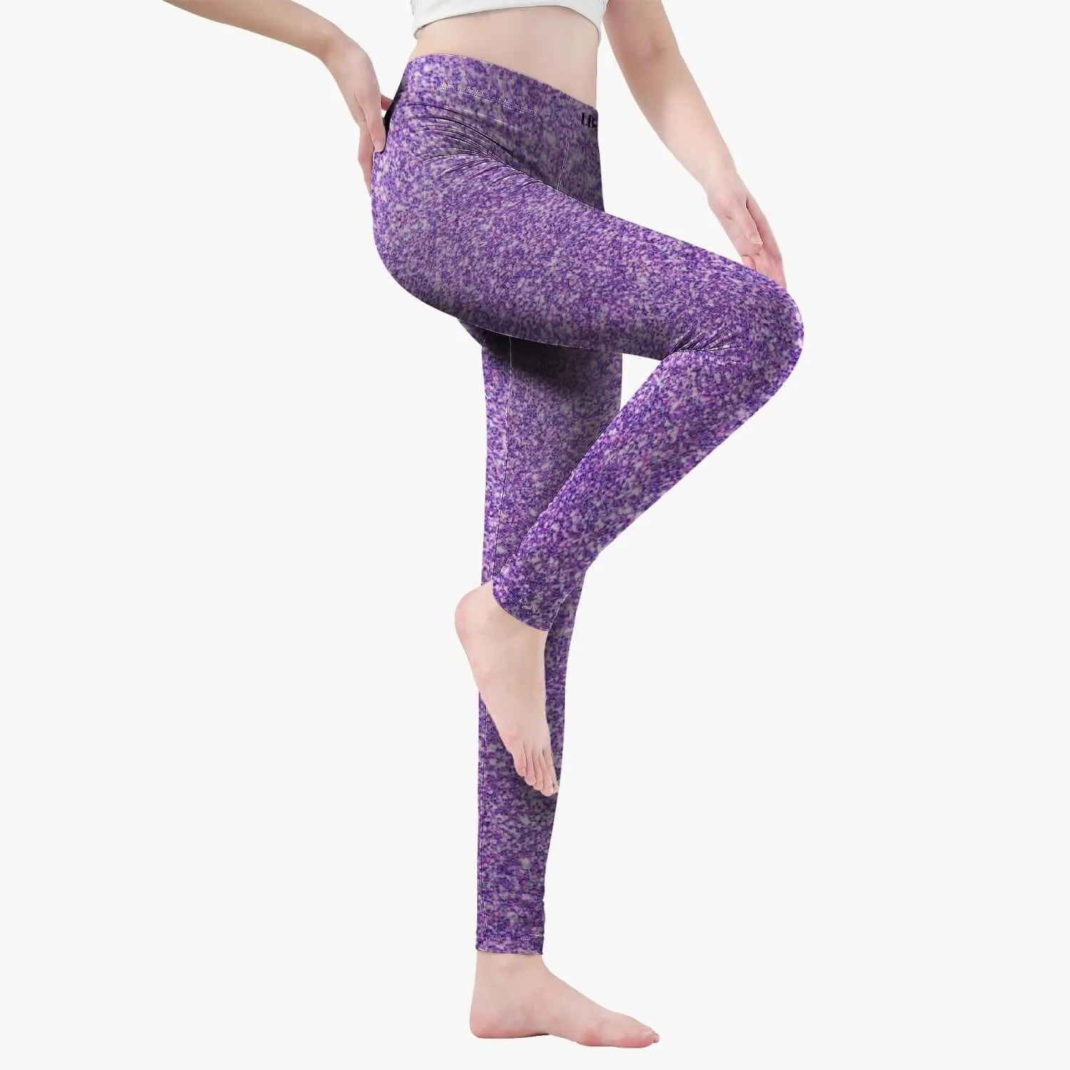 LB Jessica Purplewhite Yoga Pants