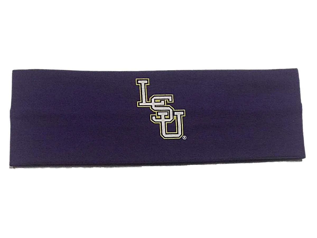 LSU Tigers Top of the World Purple & Tie-Dye Pink 2 Pack Yoga Headbands