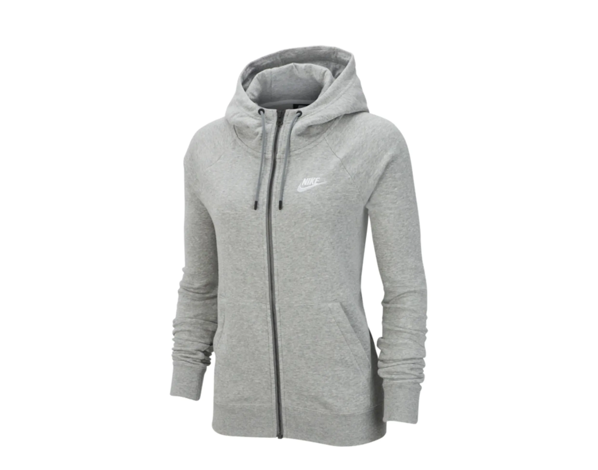 Nike Apparel  Bv4122-063 W Nsw Essntl Hoodie Fz Flc fw19 TRAINING WOMEN Grey