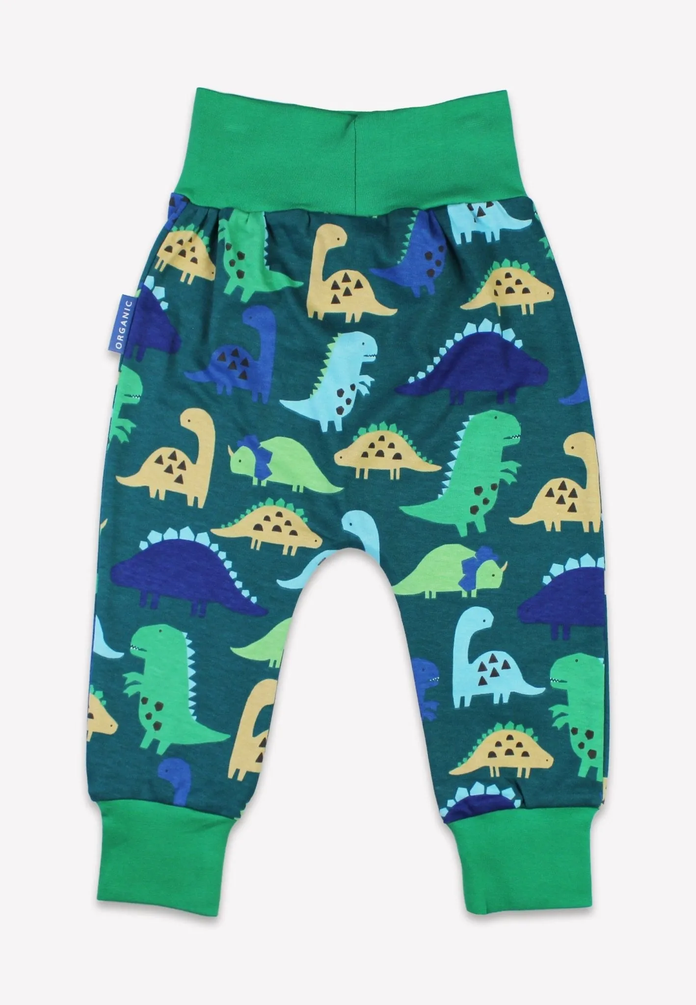 Organic Tonal Dinosaur Print Yoga Pants