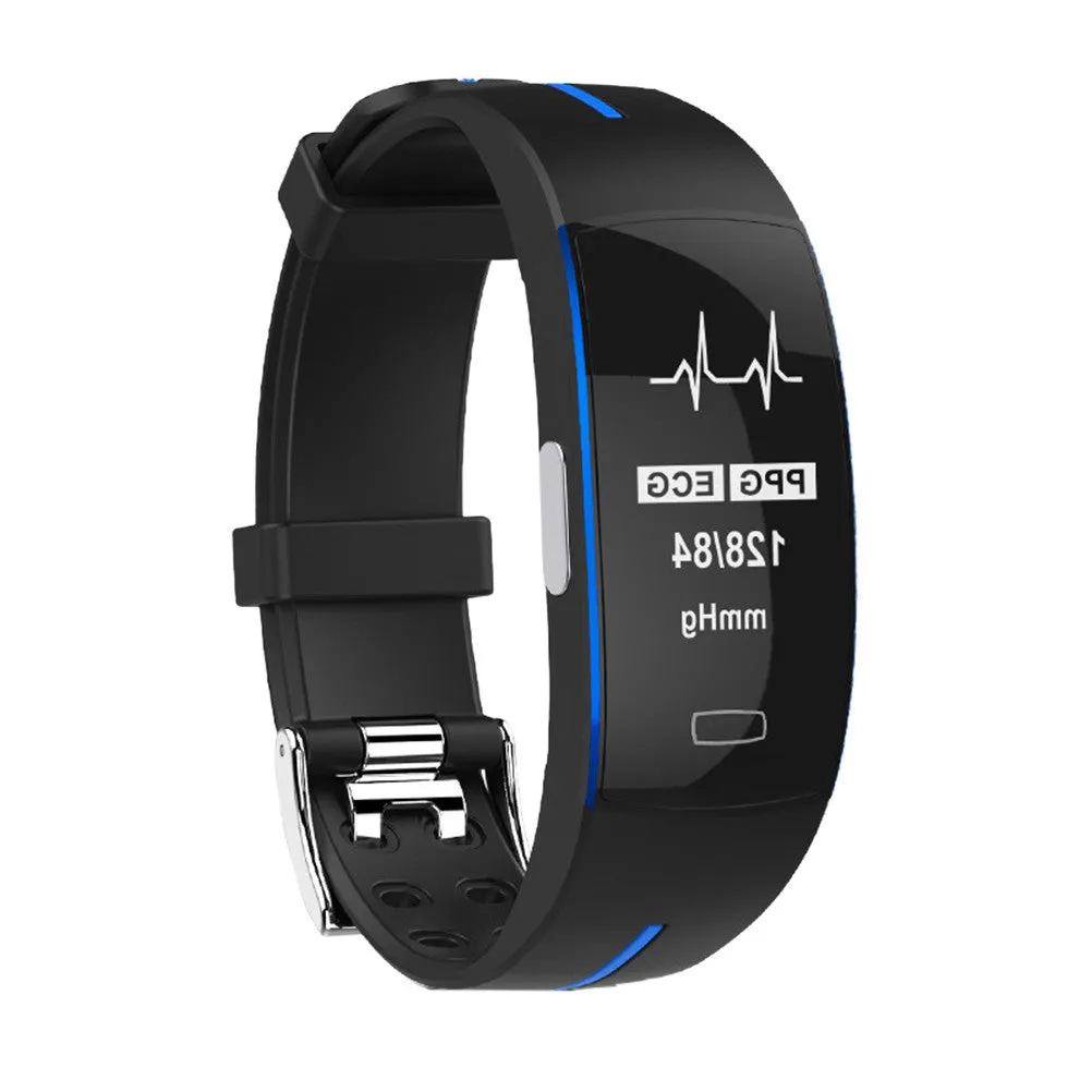 P3 Smart Band PPG ECG Monitor Blood Pressure Watch Real-time Heart Rate Sport Fitness Tracker Smart Bracelet for IOS Android