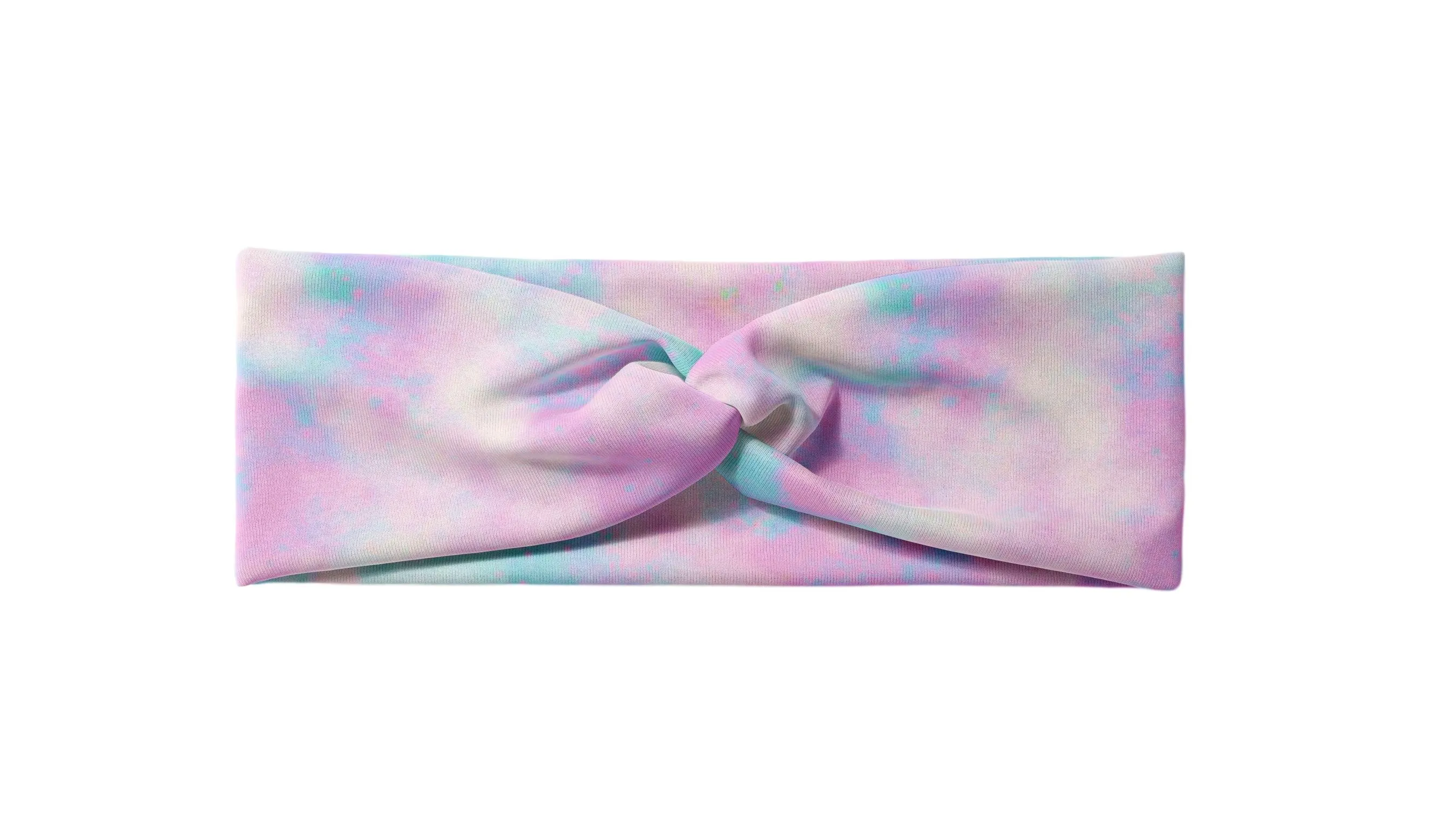 RAVEbandz The Legend- Turban Headband (Cotton Candy)