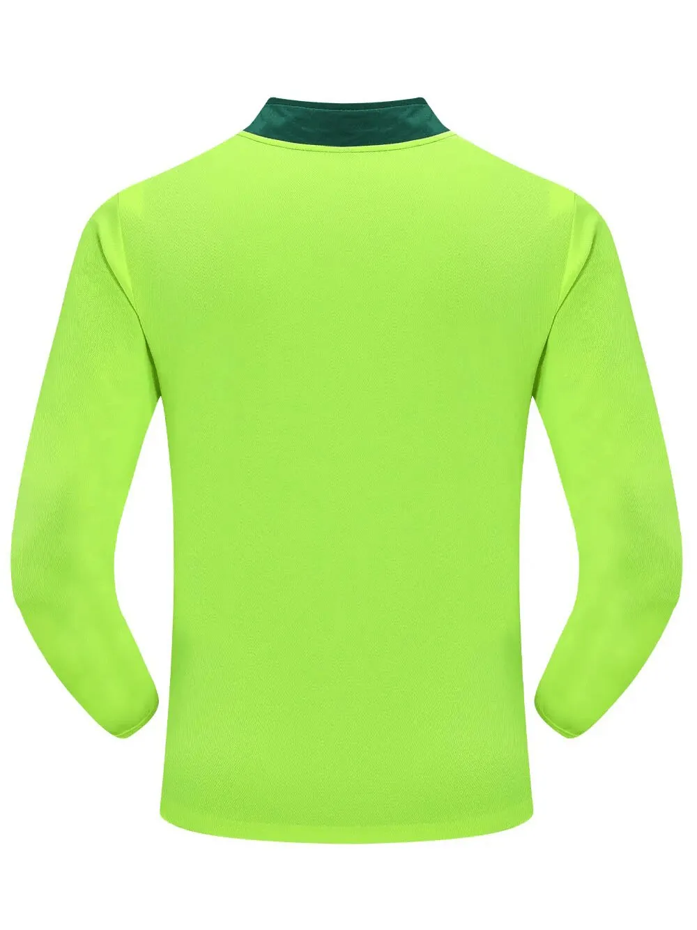 Running Half Zip Stand Collar Top with Finger Hole - SF1558