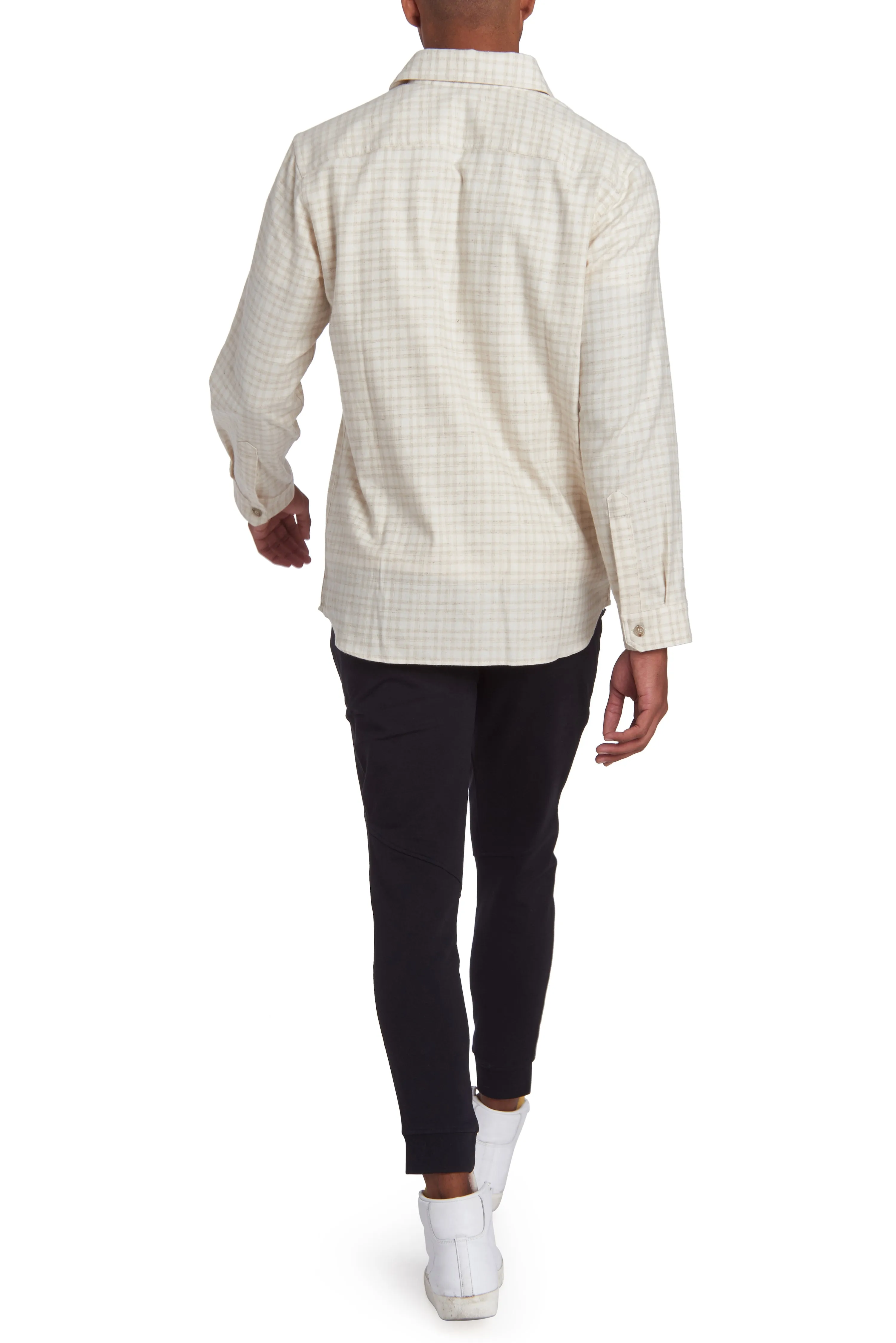 SAHARA Long Sleeve Button-Up Shirt