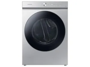 Samsung DVG53BB8700TA3 Bespoke 7.6 cu. ft. Ultra Capacity Gas Dryer with Super Speed Dry and AI Smart Dial in Silver Steel