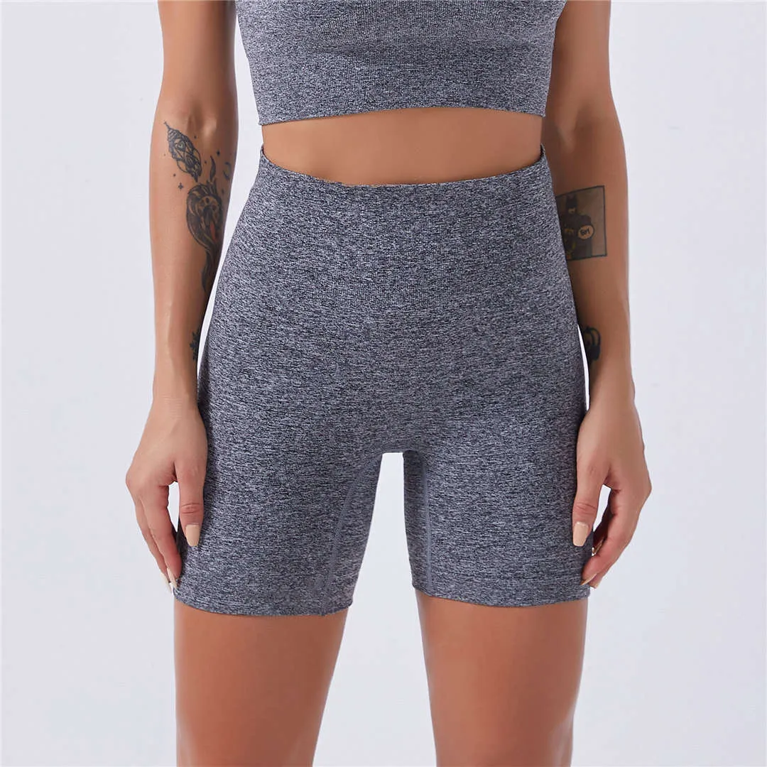 Seamless Sport Wear Women Crop Top T-shirt Bra Legging Shorts Sportsuit Workout Outfit Fitness Wear Yoga Gym Wear A012BTP