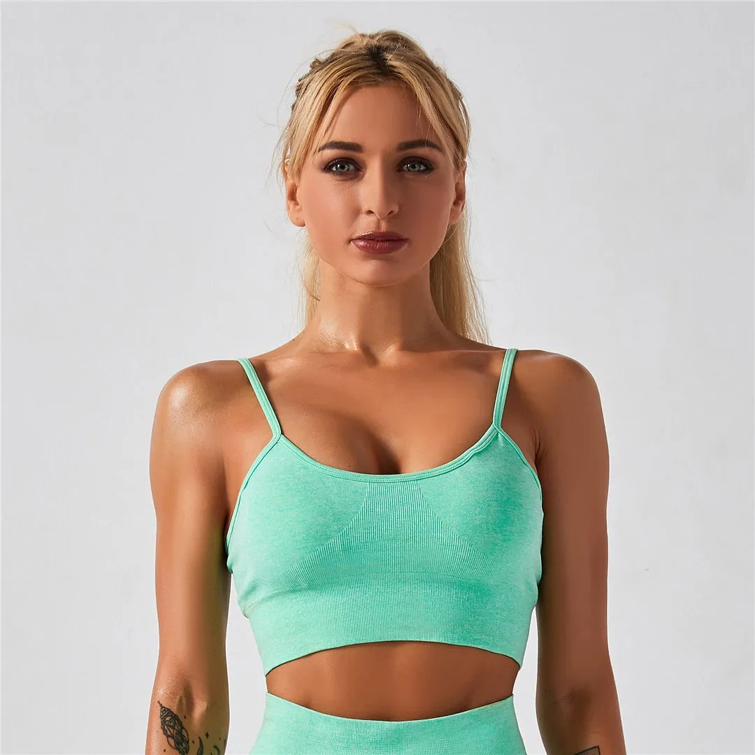 Seamless Sport Wear Women Crop Top T-shirt Bra Legging Shorts Sportsuit Workout Outfit Fitness Wear Yoga Gym Wear A012BTP