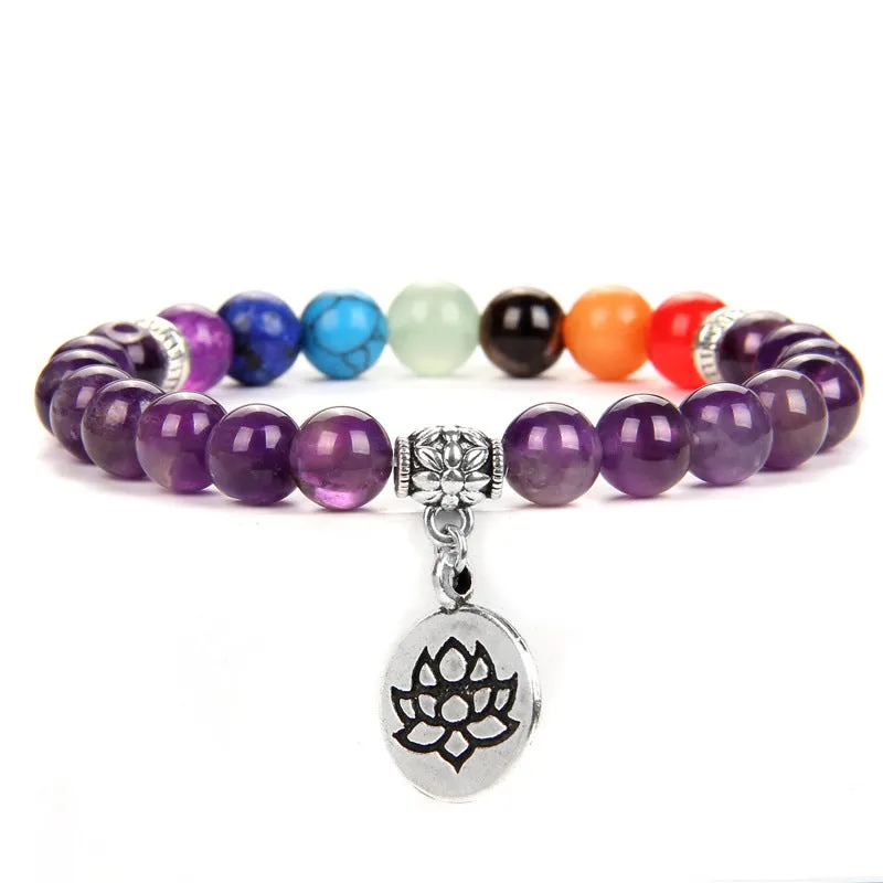 Seven Chakra Yoga Energy Bracelets