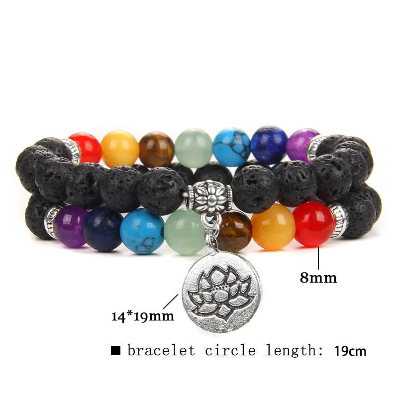 Seven Chakra Yoga Energy Bracelets