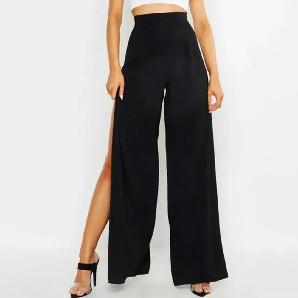 Sexy Halloween Yoga Split Side High Waist Pants