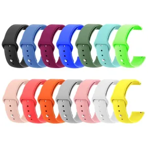 Silicone Button Style Watch Straps Compatible with Suunto 3 & 3 Fitness