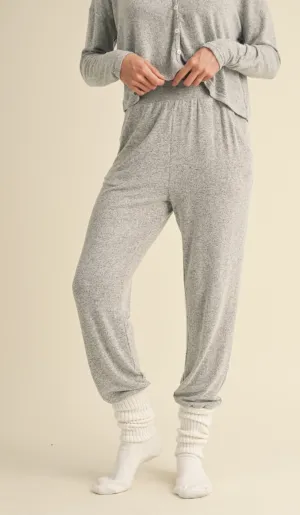 Soft Brushed Hacci Jogger Pants