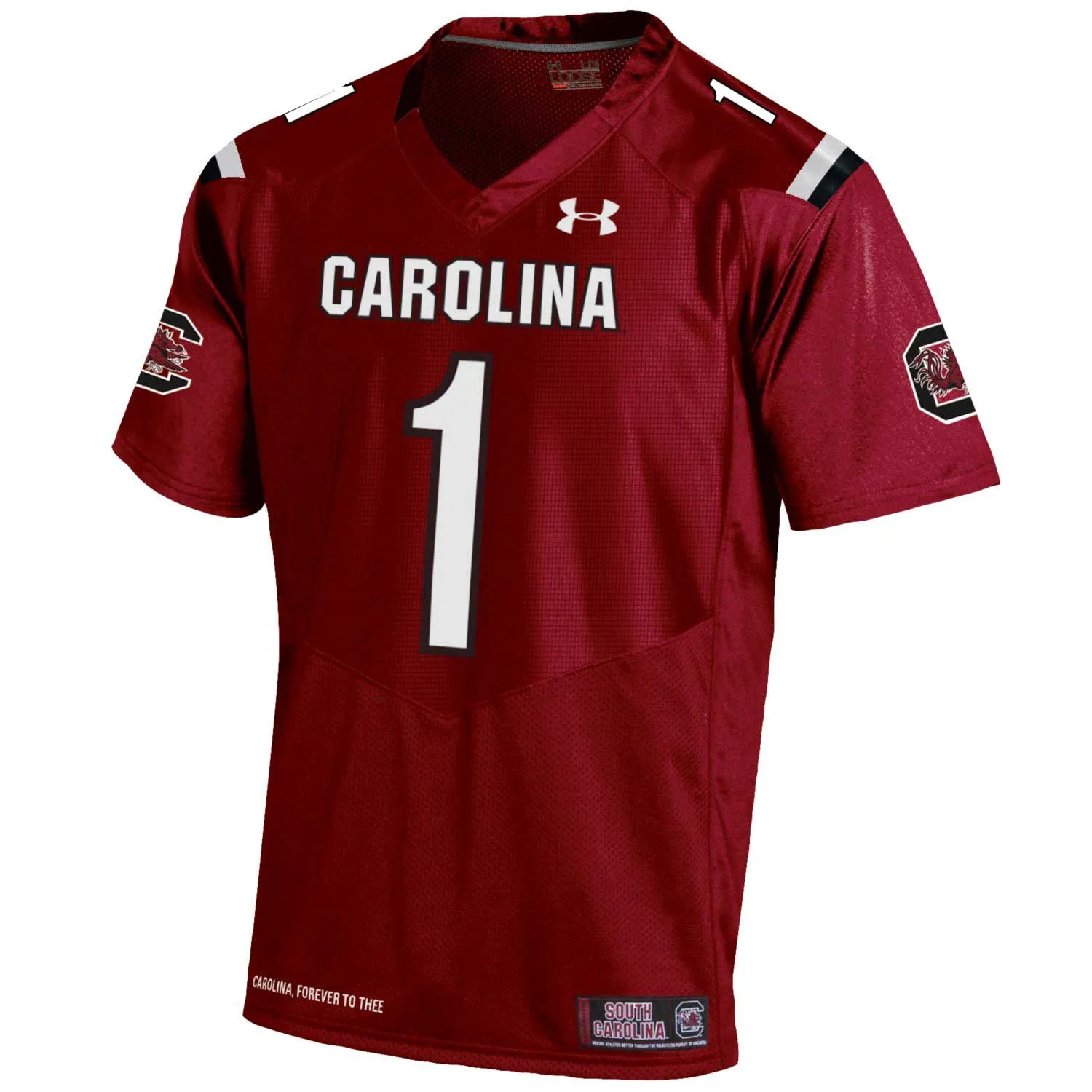 South Carolina Gamecocks Under Armour Garnet #1 Sideline Replica Football Jersey