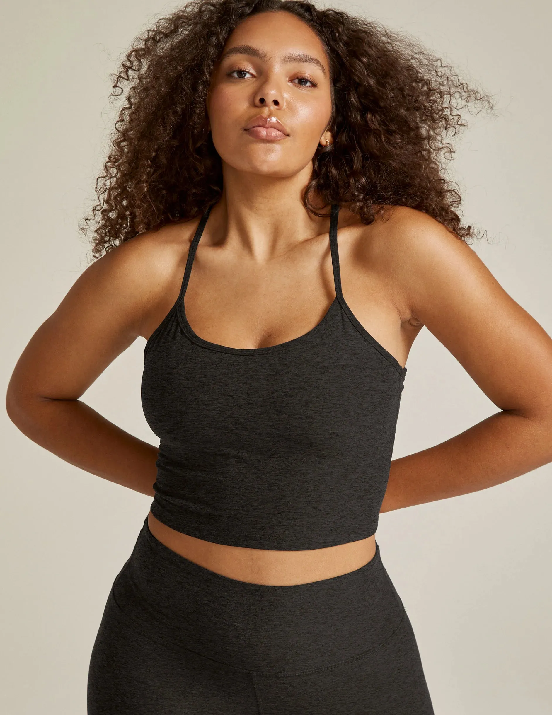 SpaceDye Slim Racerback Cropped Tank Core