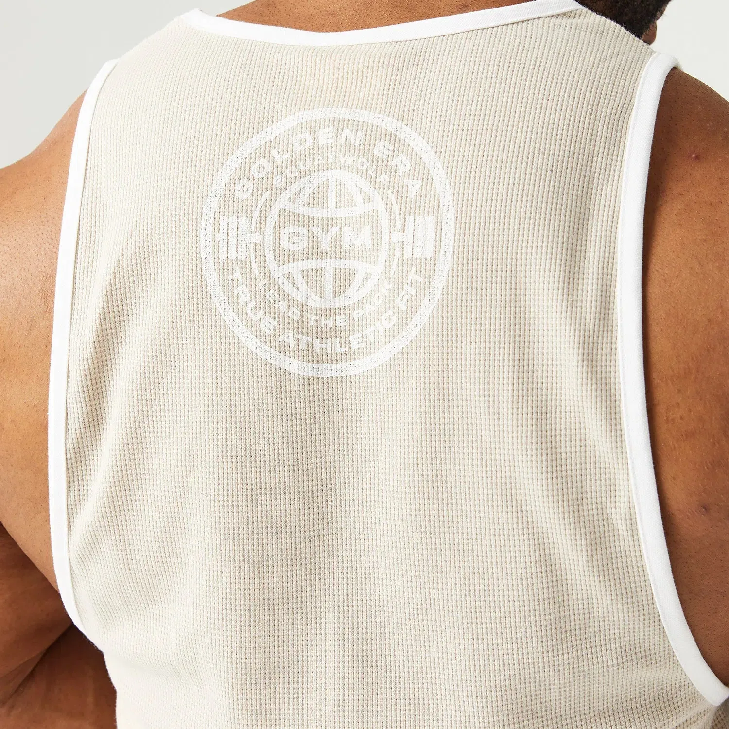 SQUATWOLF Men's Golden Era Waffle Tank