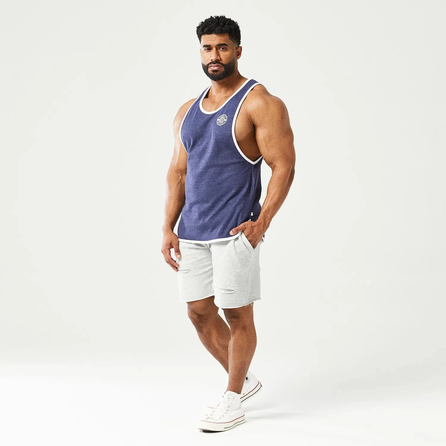 SQUATWOLF Men's Golden Era Waffle Tank