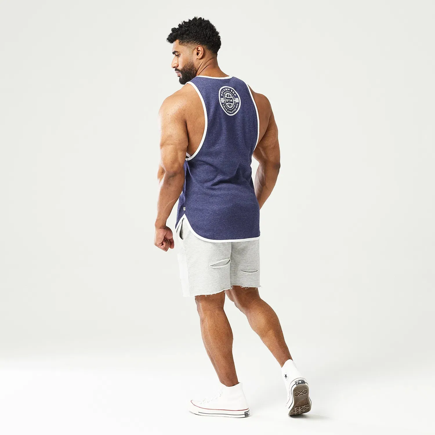 SQUATWOLF Men's Golden Era Waffle Tank