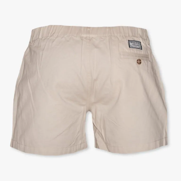 Stone Khaki 4” Stretch Shorts