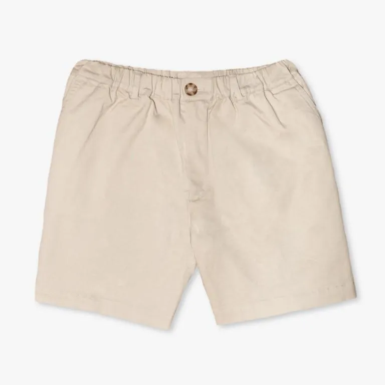 Stone Khaki 4” Stretch Shorts