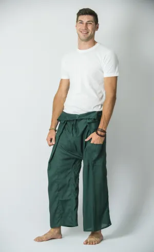 Thai Fisherman Yoga Massage Pants Green